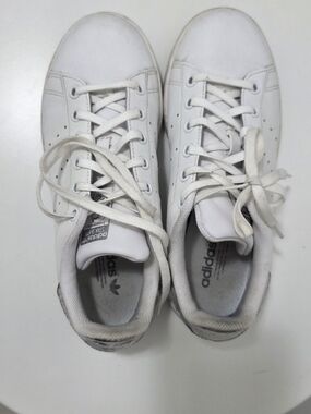 Adidas White Leather Sneakers - Classic Stan Smith Style